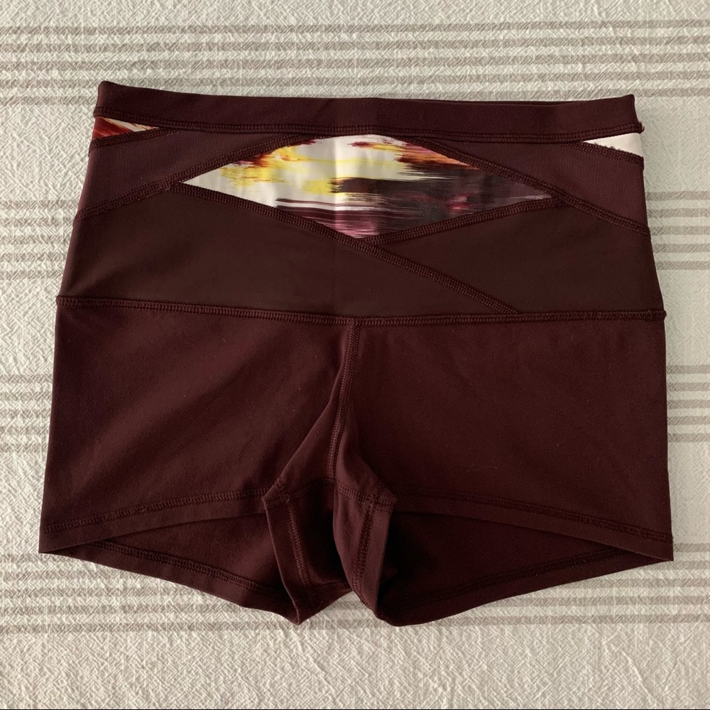 Lululemon high rise bike shorts